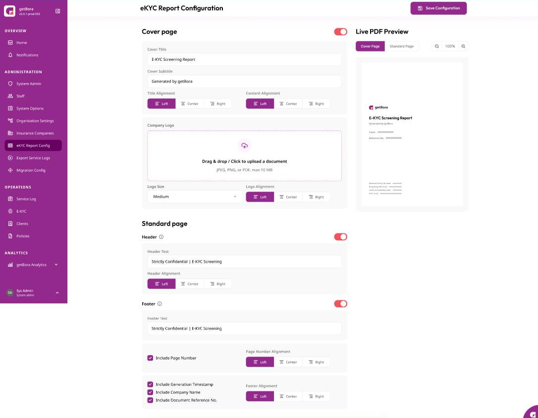 getBora — eKYC